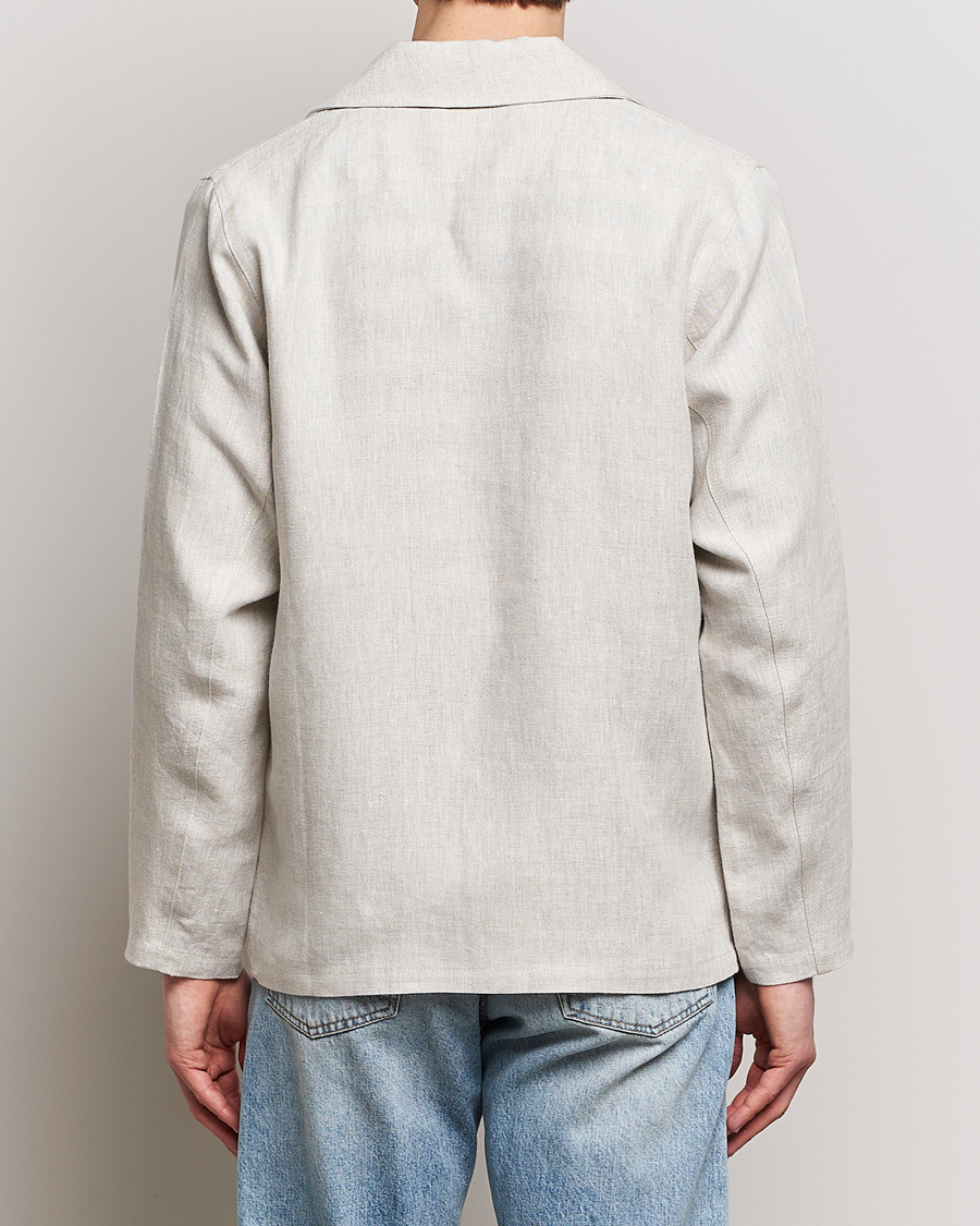 Herre | Skjorter | Peregrine | Grange Linen Shacket Natural
