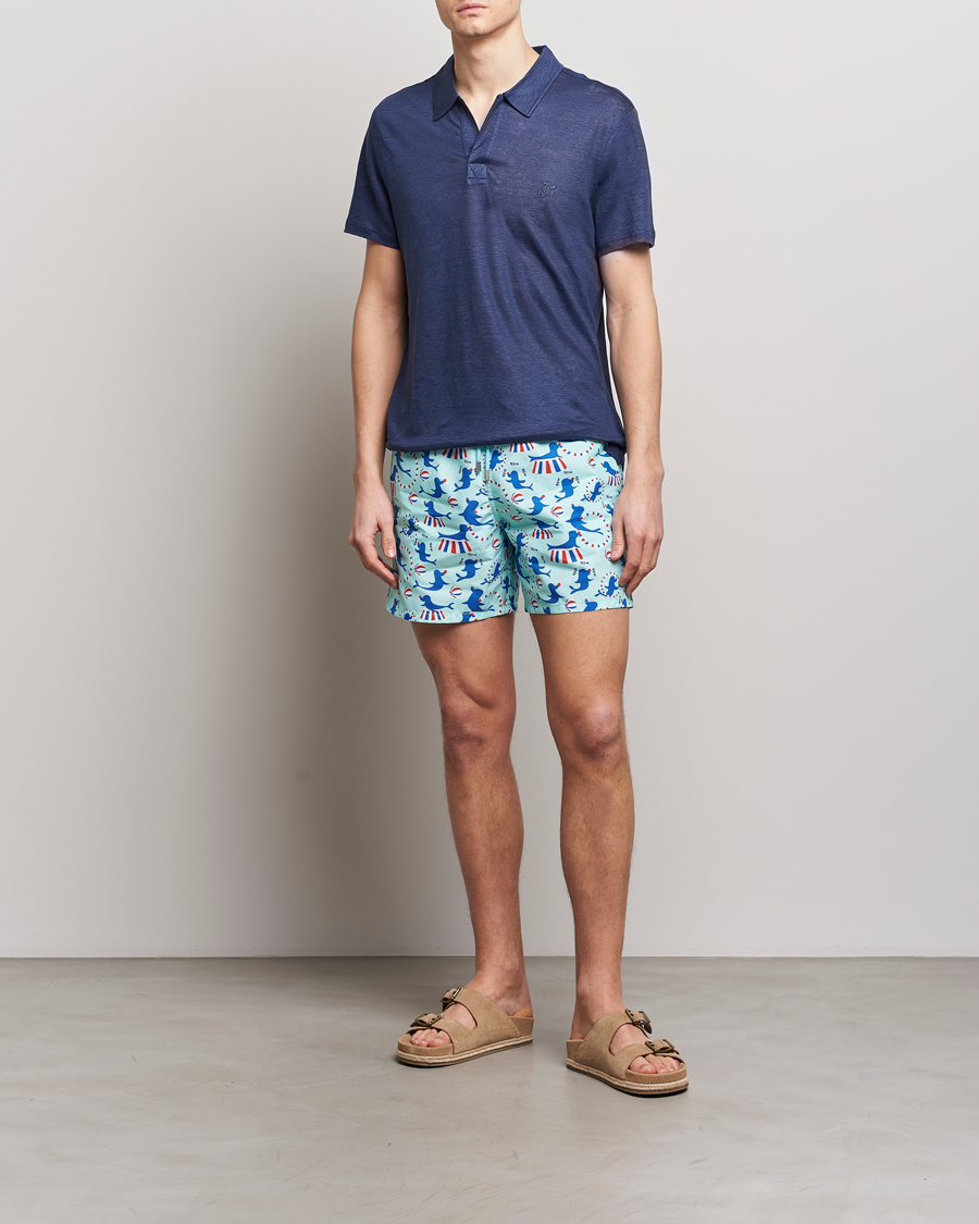 Herre | Badeshorts | Vilebrequin | Moorea Printed Swimshorts Thalessa