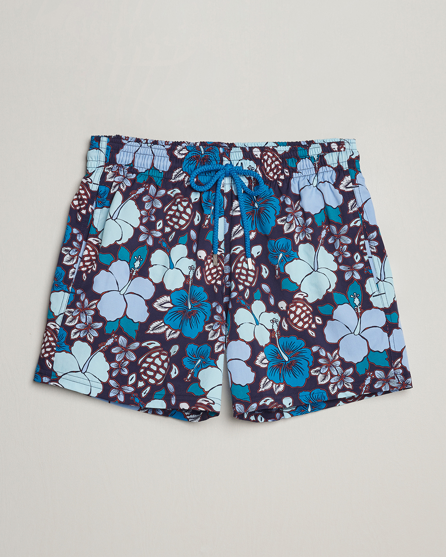 Herre | Badeshorts | Vilebrequin | Moorise Printed Swimshorts Minuit