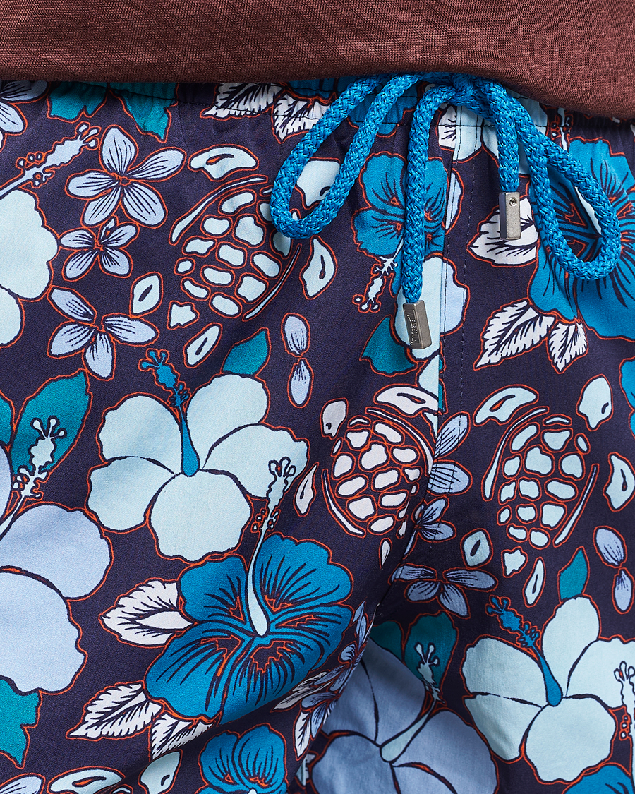 Herre | Badeshorts | Vilebrequin | Moorise Printed Swimshorts Minuit