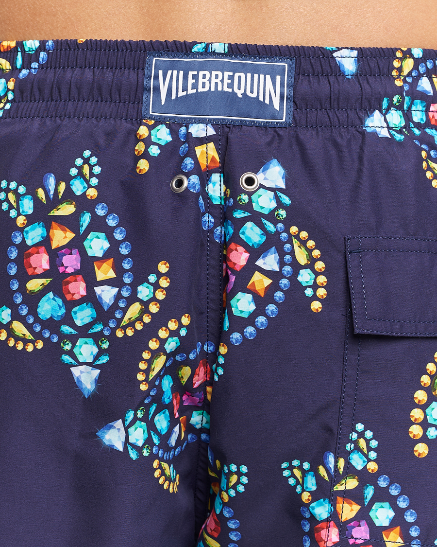 Herre | Badeshorts | Vilebrequin | Moorea Printed Swimshorts Minuit