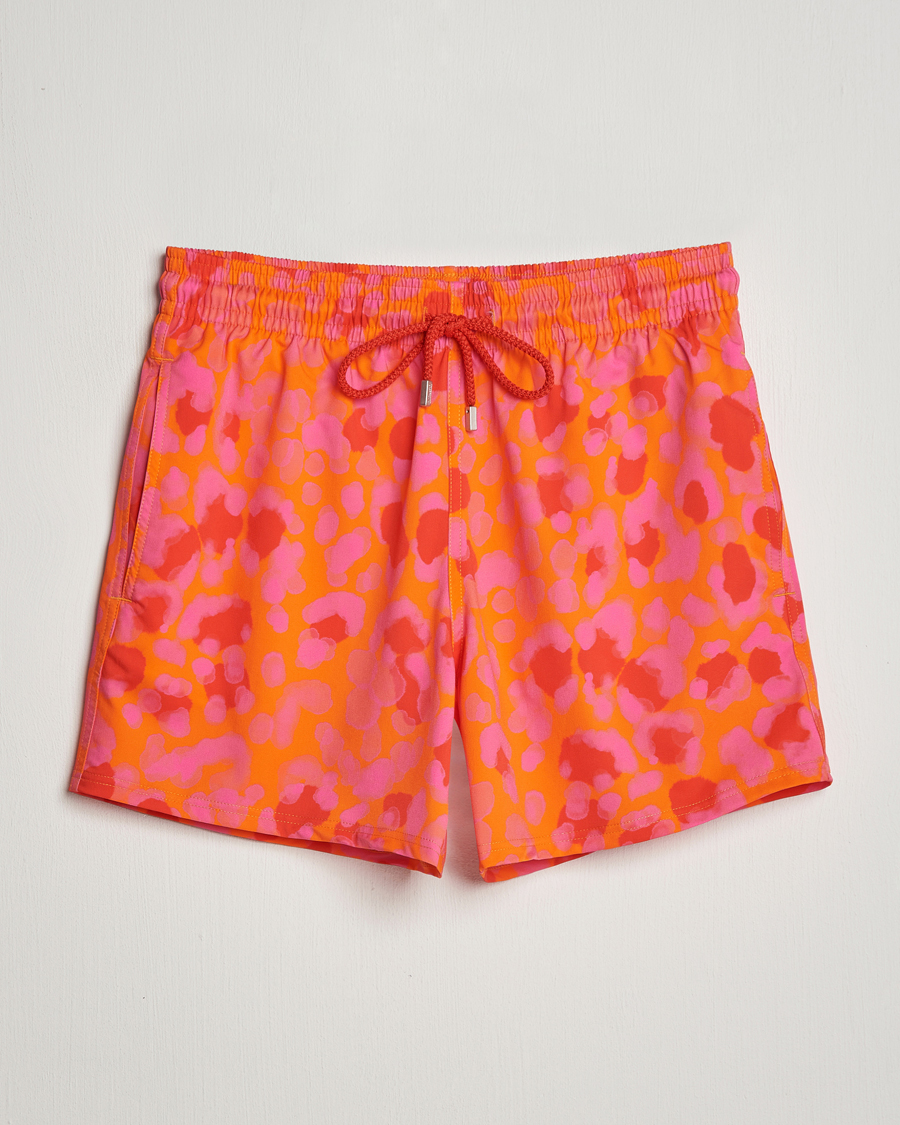Herre | Badeshorts | Vilebrequin | Moorise Printed Swimshorts Abricot