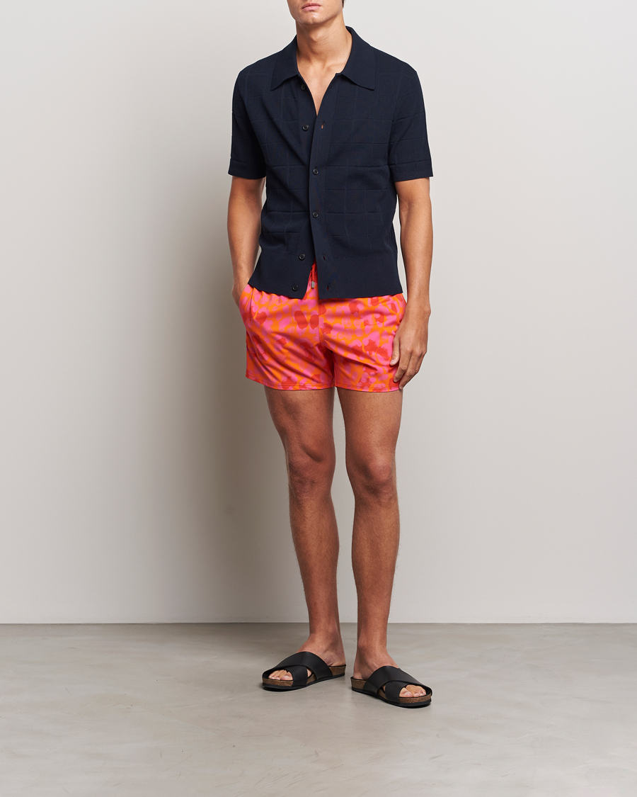 Herre | Badeshorts | Vilebrequin | Moorise Printed Swimshorts Abricot