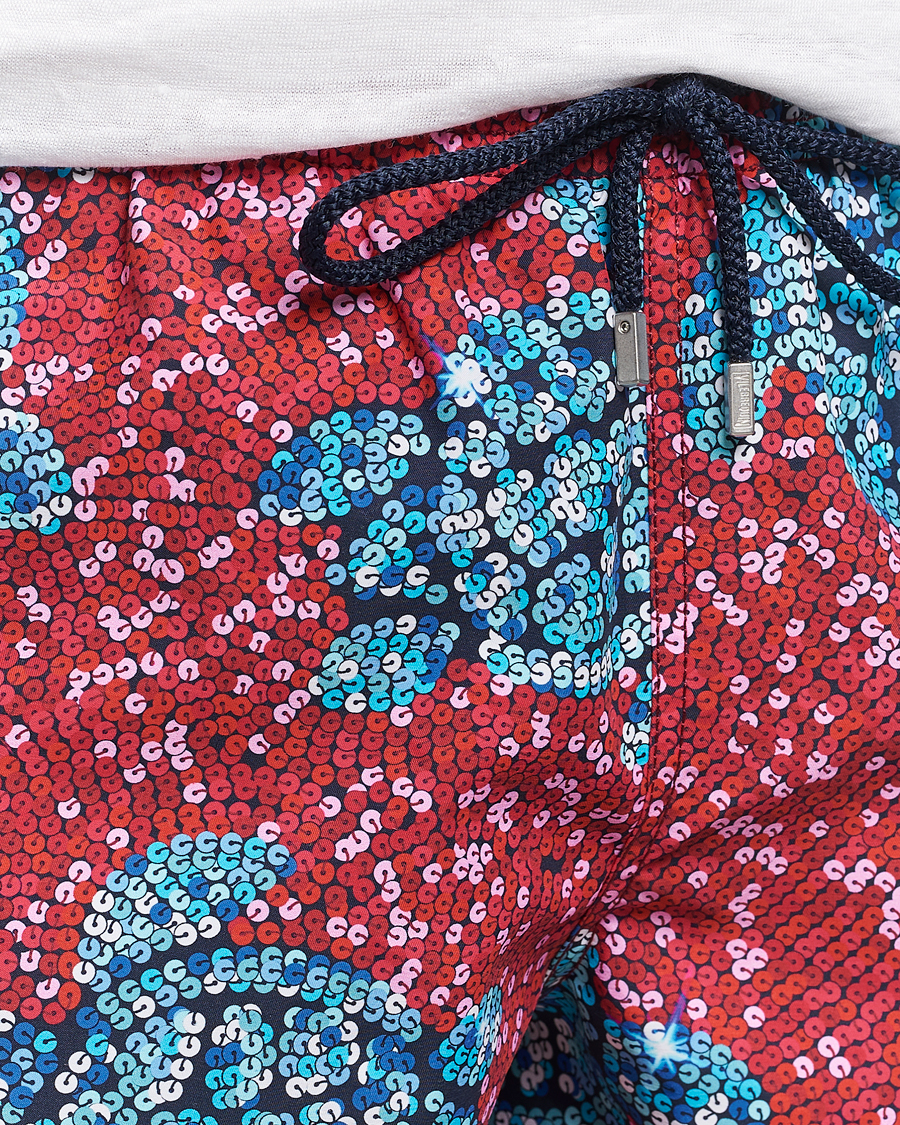 Herre | Badeshorts | Vilebrequin | Moorea Printed Swimshorts Merlot