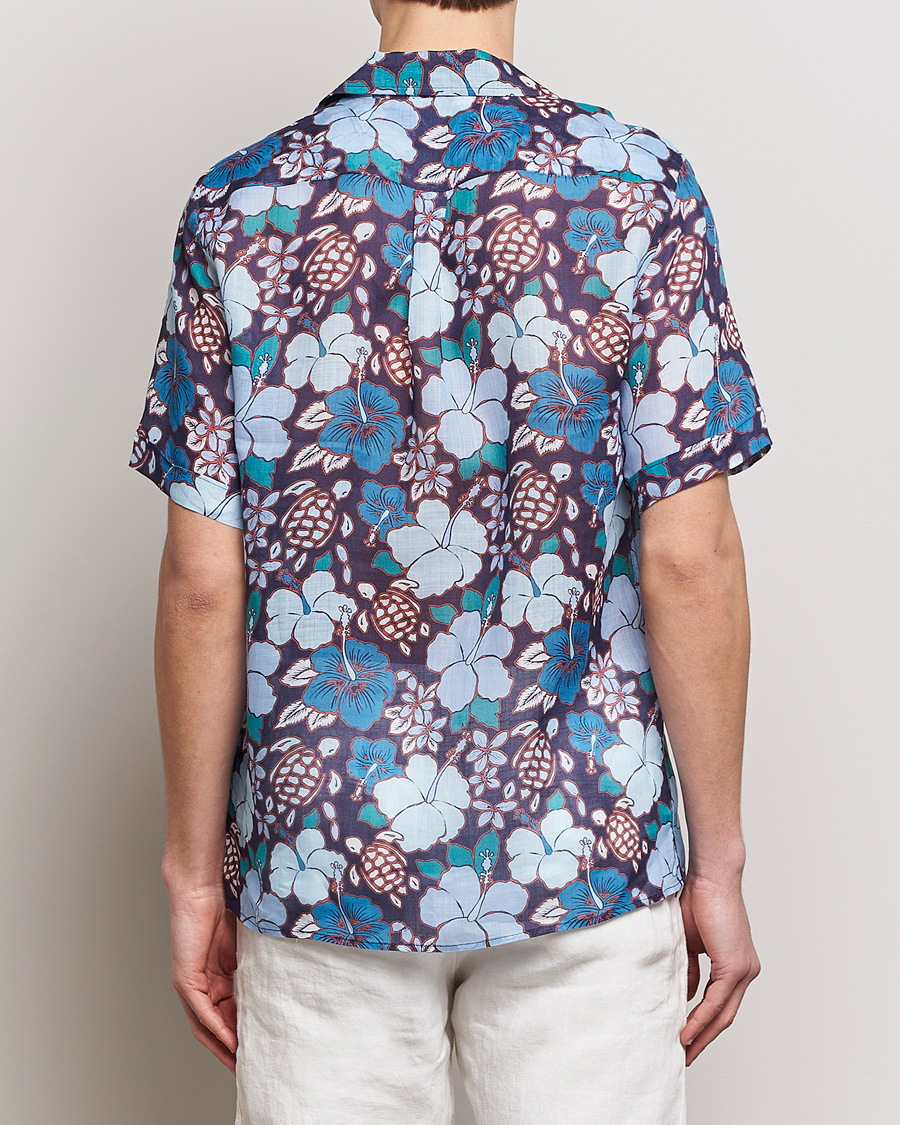 Herre | Skjorter | Vilebrequin | Carhli Resort Short Sleeve Shirt Minuit
