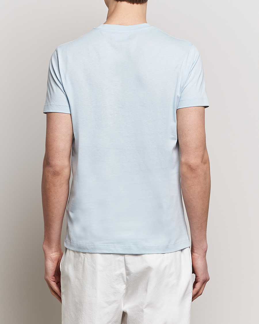 Herre | T-Shirts | Vilebrequin | Portisol Printed Crew Neck T-Shirt Bleu Ciel