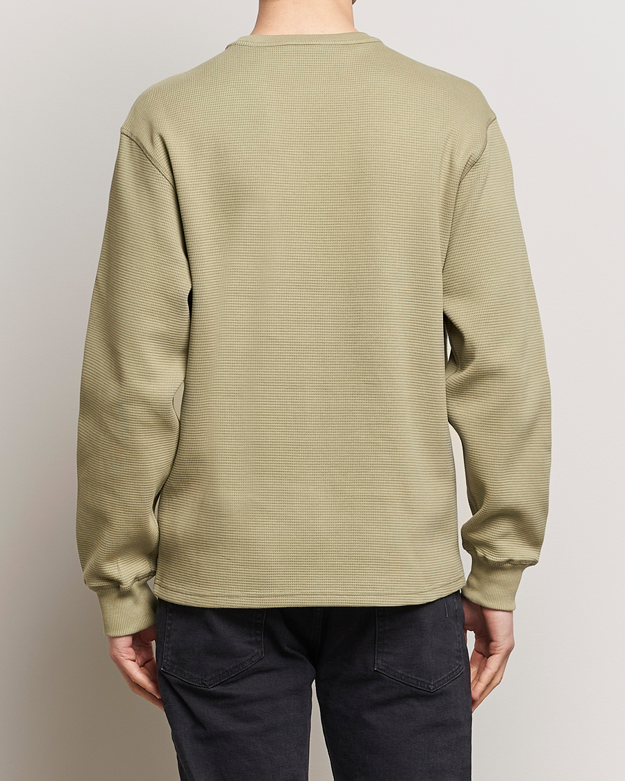 Herre | Gensere | Belstaff | Tarn Long Sleeve Waffle Sweatshirt Aloe