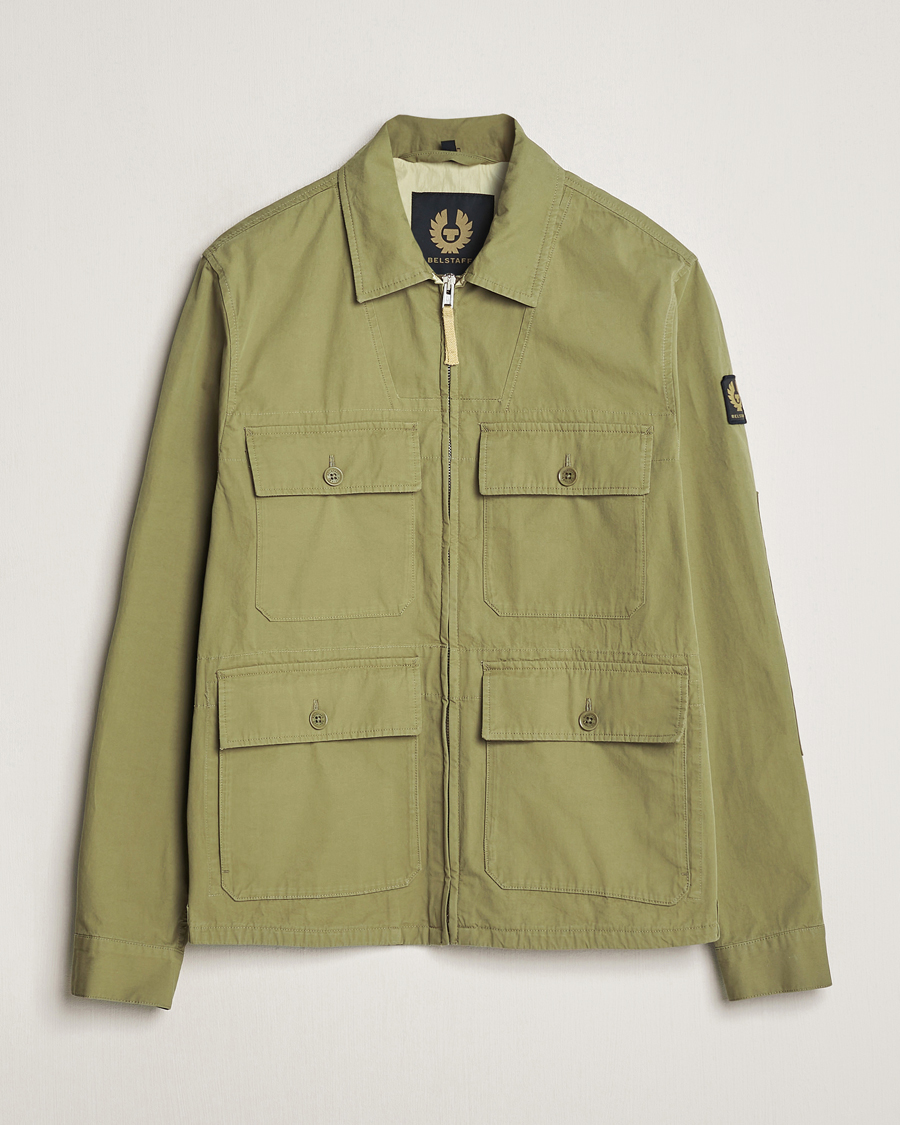 Herre | Jakker | Belstaff | Dalesman Cotton Field Jacket Aloe