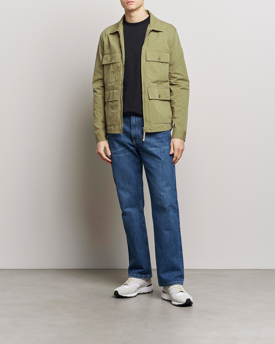 Herre | Jakker | Belstaff | Dalesman Cotton Field Jacket Aloe