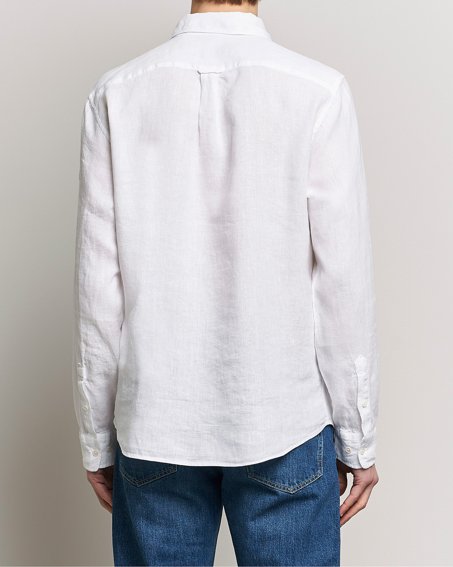 Herre | Skjorter | Belstaff | Scale Linen Pocket Shirt White