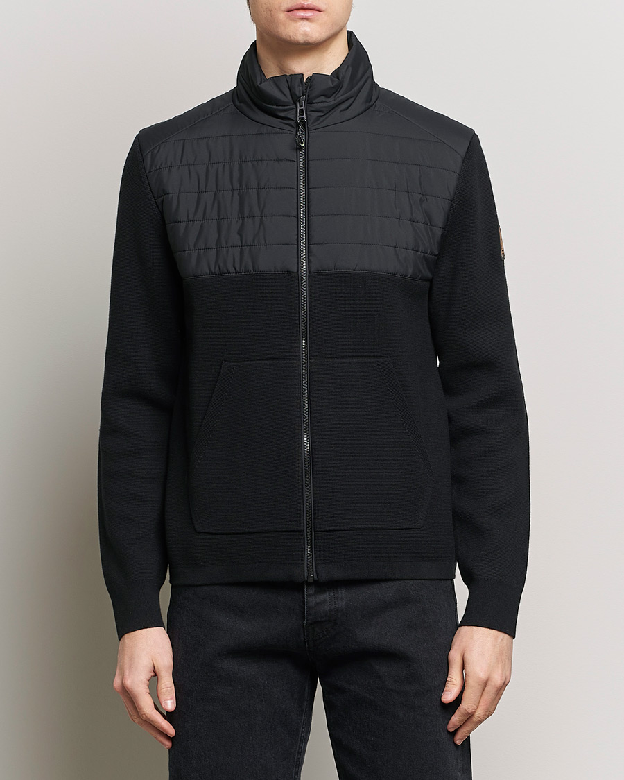 Herre | Hybridjakker | Belstaff | Venture Hybrid Full Zip Black