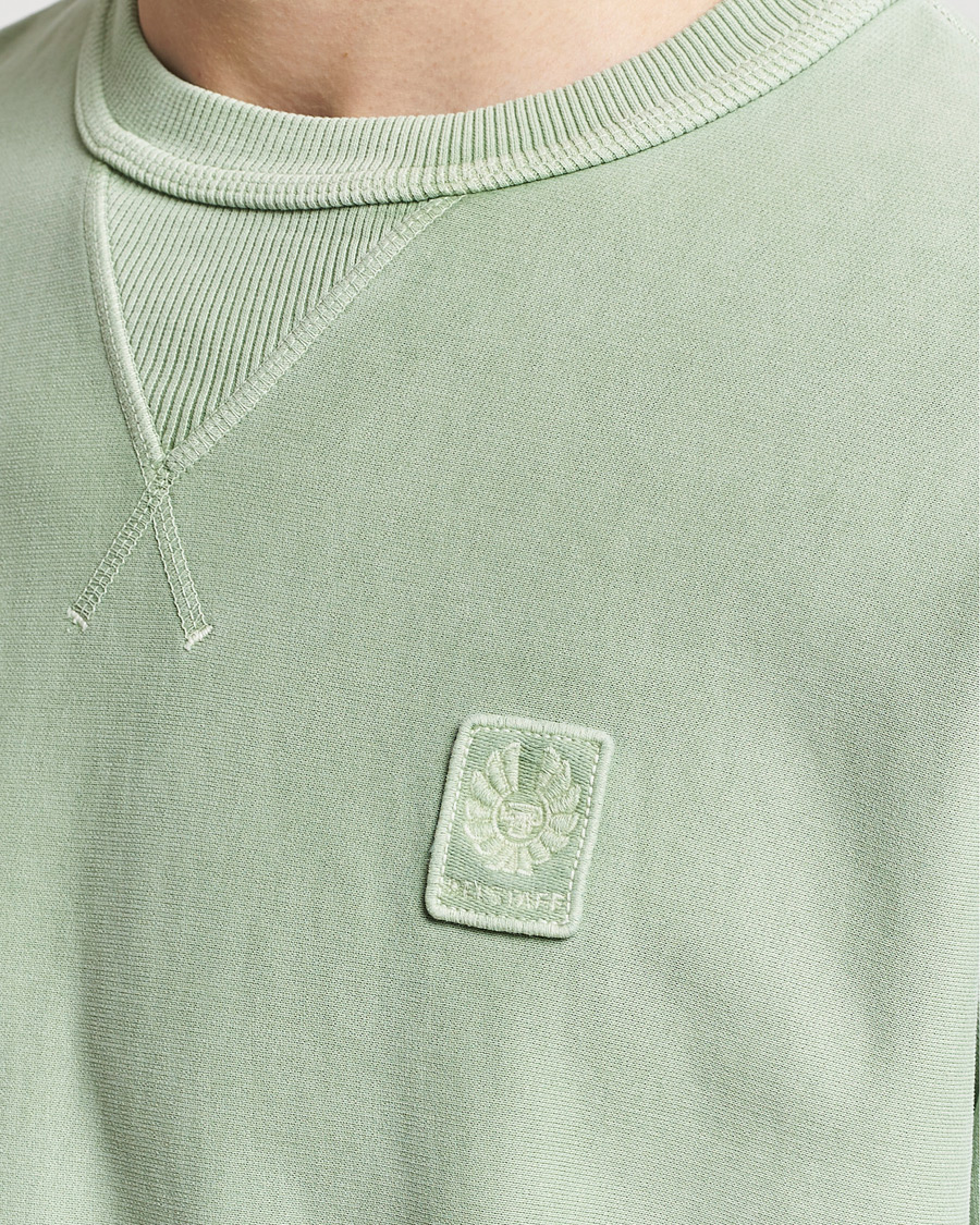 Herre | Gensere | Belstaff | Outliner Cotton Crew Neck Echo Green