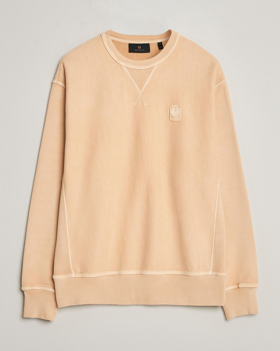 Herre | Gensere | Belstaff | Outliner Cotton Crew Neck Peach