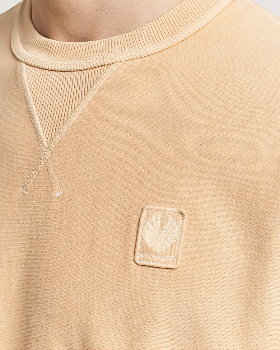 Herre | Gensere | Belstaff | Outliner Cotton Crew Neck Peach