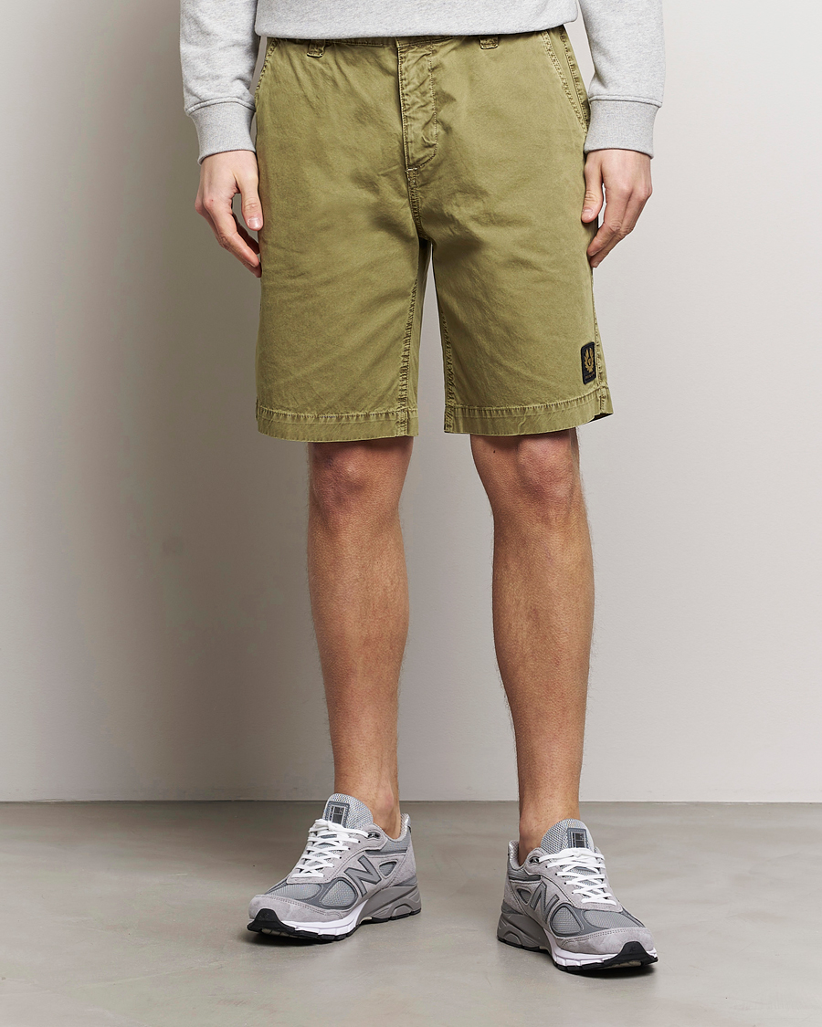 Herre | Chinosshorts | Belstaff | Dalesman Cotton Shorts Aloe