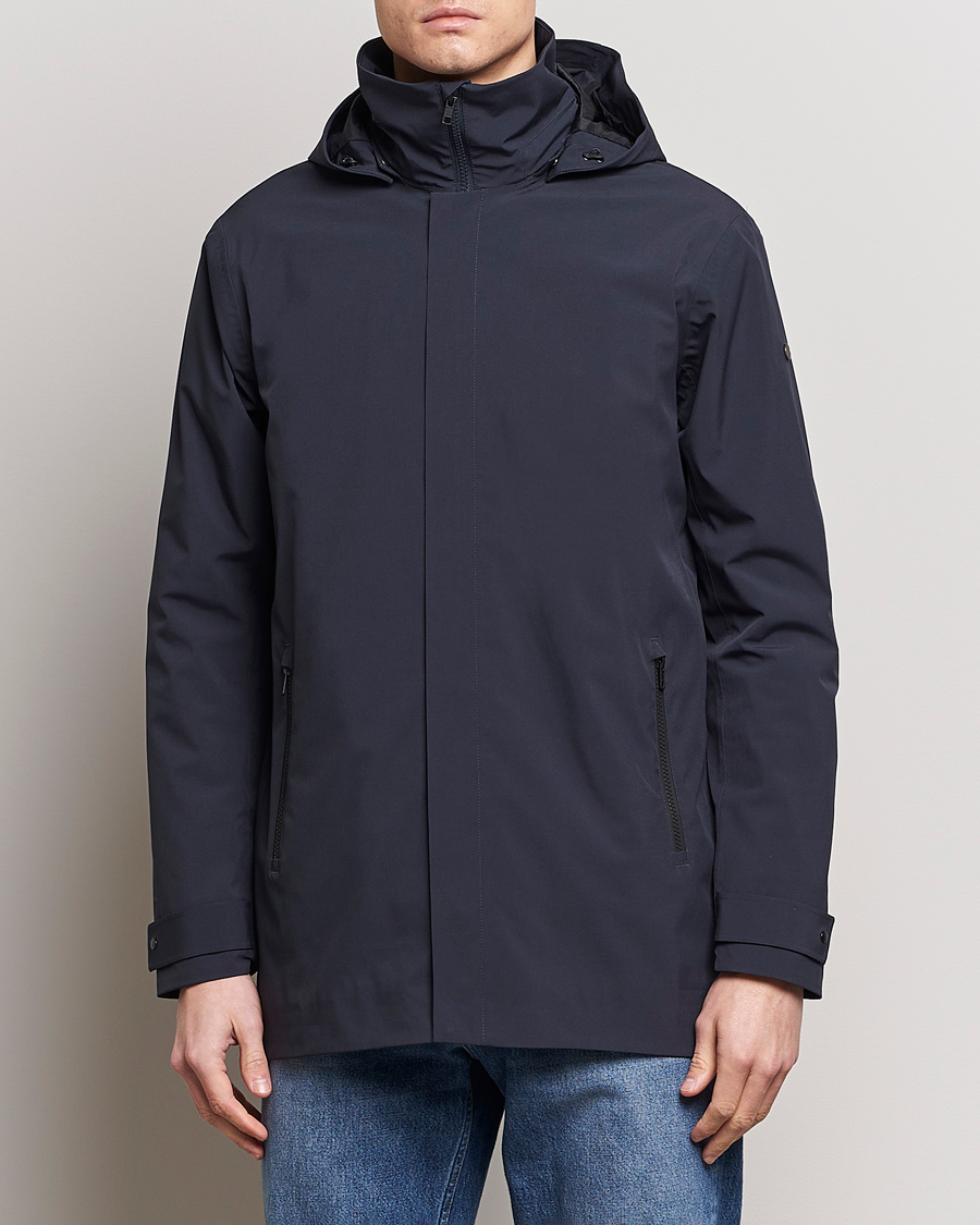 Herre | Frakker | Scandinavian Edition | Range Waterproof Coat Midnight Blue