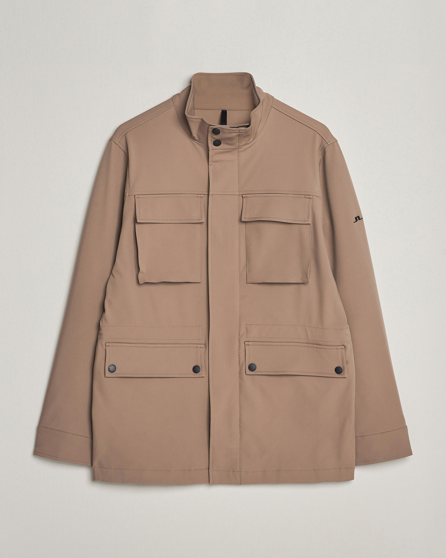 Herre | Jakker | J.Lindeberg | Ripley 4-Way Stretch Field Jacket Walnut