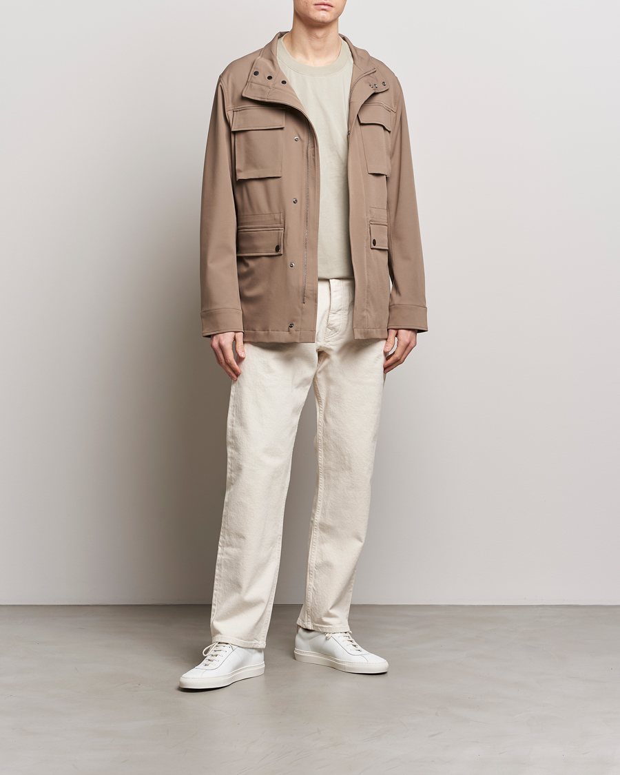 Herre | Jakker | J.Lindeberg | Ripley 4-Way Stretch Field Jacket Walnut
