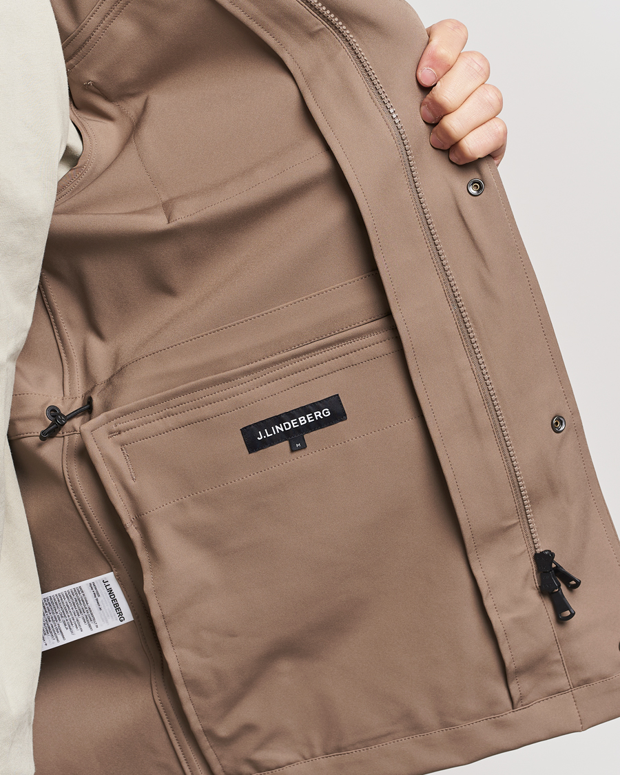 Herre | Jakker | J.Lindeberg | Ripley 4-Way Stretch Field Jacket Walnut