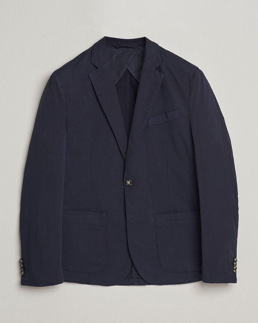 Herre | Dressjakker | J.Lindeberg | Elton Garment Dyed Cotton Blazer Navy