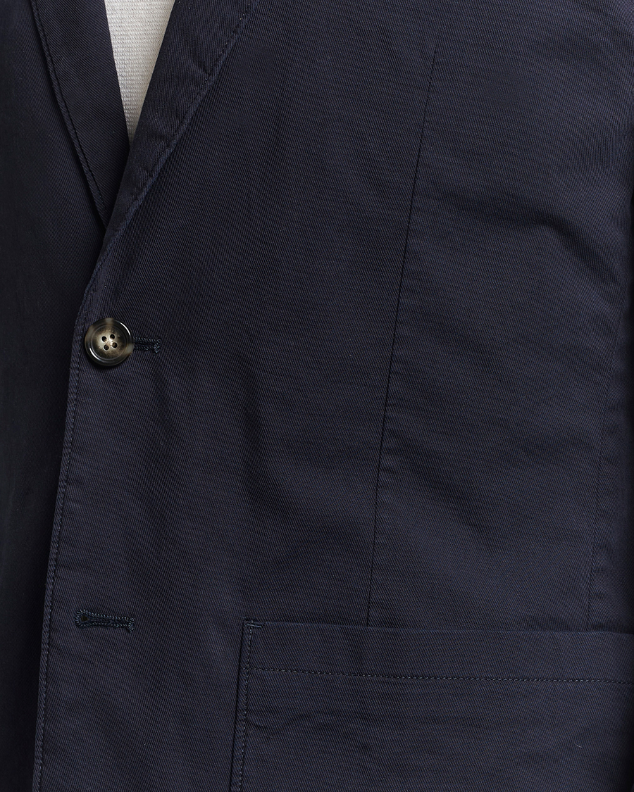 Herre | Dressjakker | J.Lindeberg | Elton Garment Dyed Cotton Blazer Navy