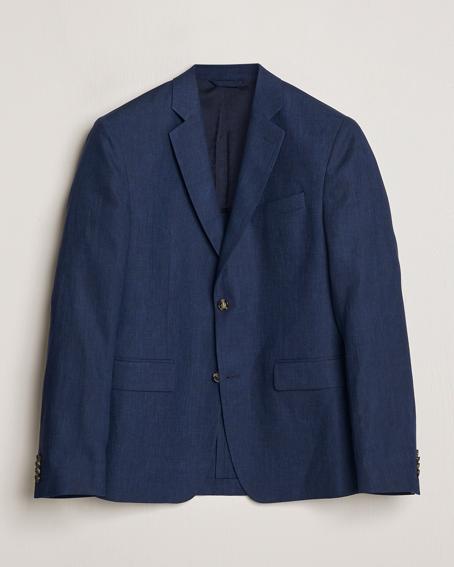 Herre | Dressjakker | J.Lindeberg | Hopper Super Linen Blazer Navy