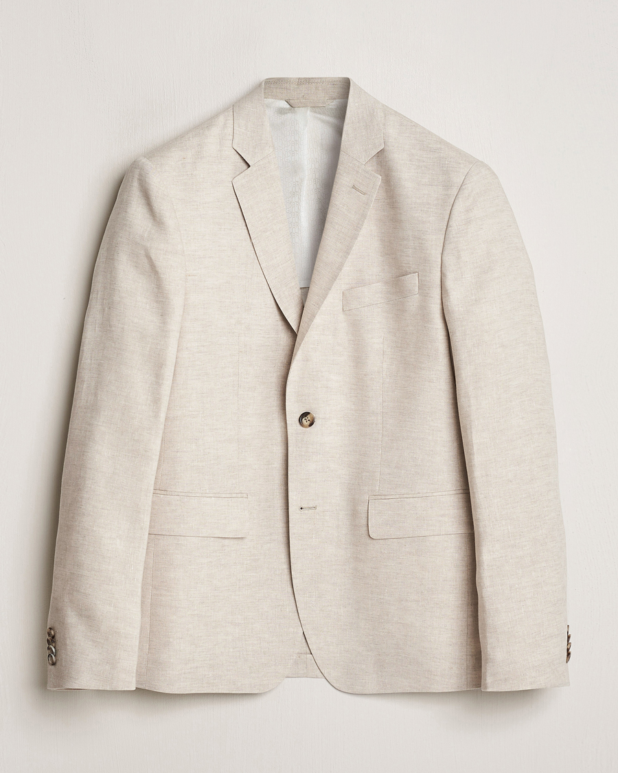 Herre | Dressjakker | J.Lindeberg | Hopper Super Linen Blazer Moonbeam