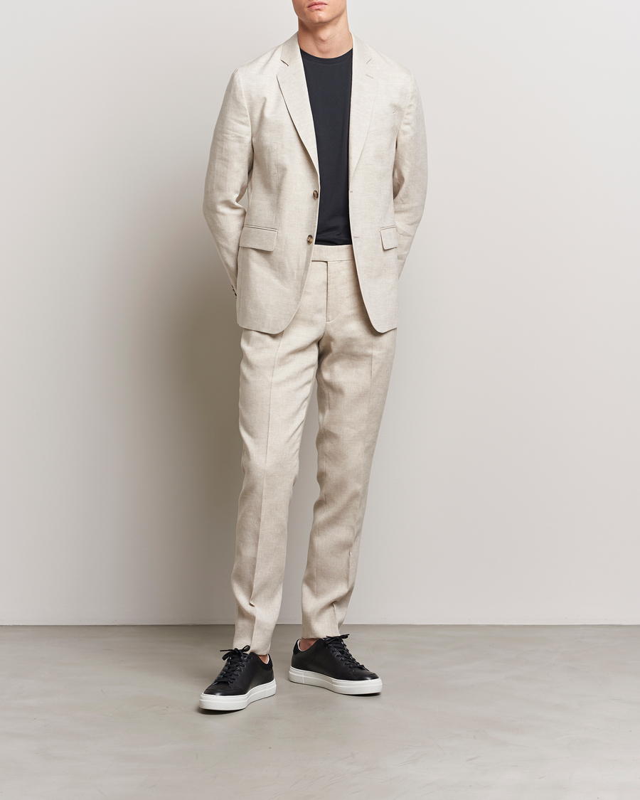 Herre |  | J.Lindeberg | Hopper Super Linen Blazer Moonbeam