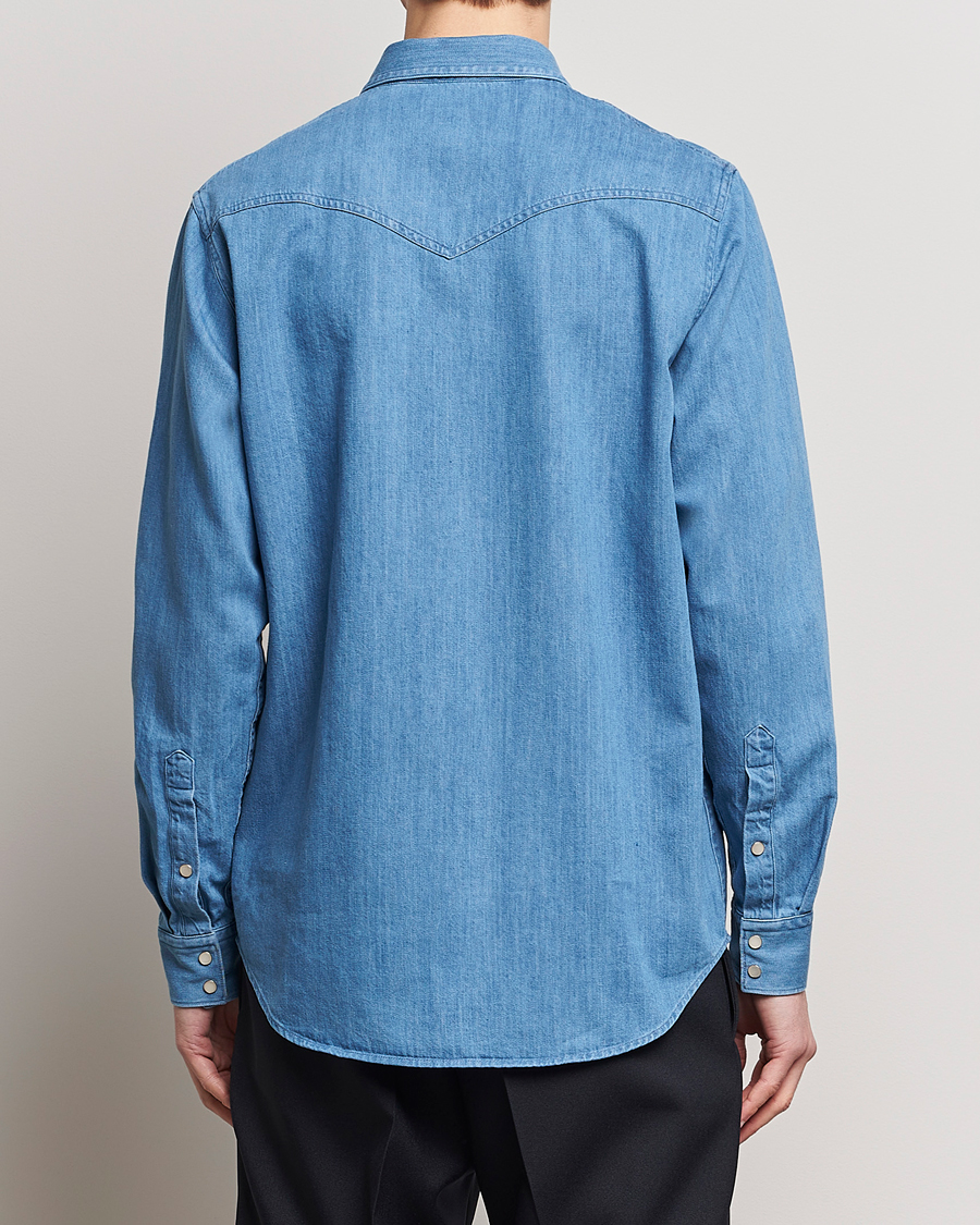 Herre | Skjorter | J.Lindeberg | Carson Denim Shirt Bijou Blue