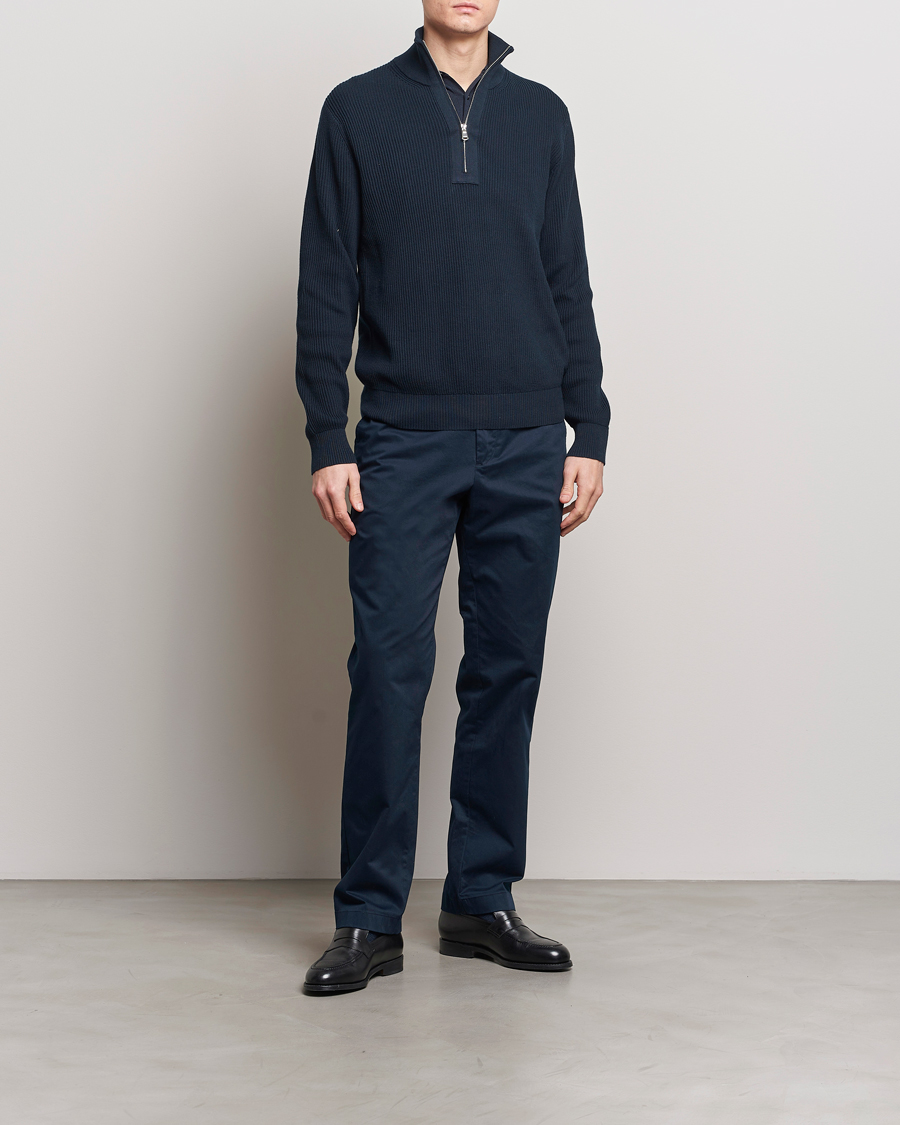 Herre | Bukser | J.Lindeberg | Lois Cloud Satin Pants Navy