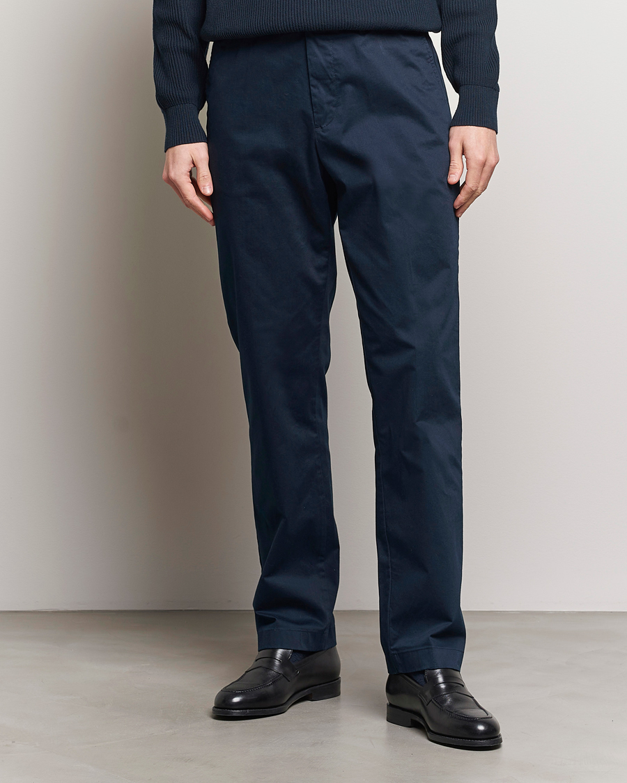 Herr |  | J.Lindeberg | Lois Cloud Satin Pants Navy