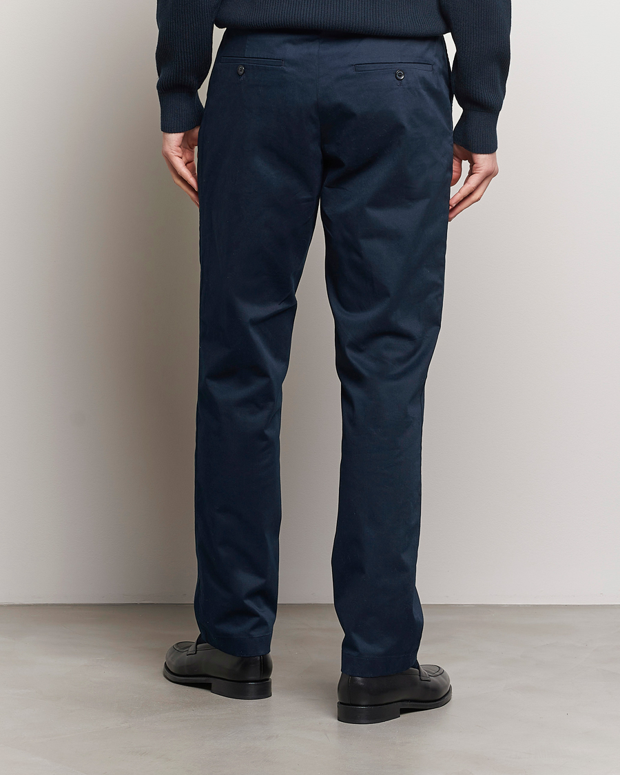 Herre | Bukser | J.Lindeberg | Lois Cloud Satin Pants Navy