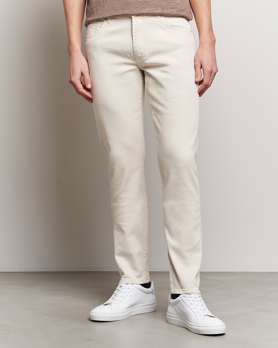 Herre | Klær | J.Lindeberg | Jay Twill Slim Stretch 5-Pocket Trousers Moonbeam