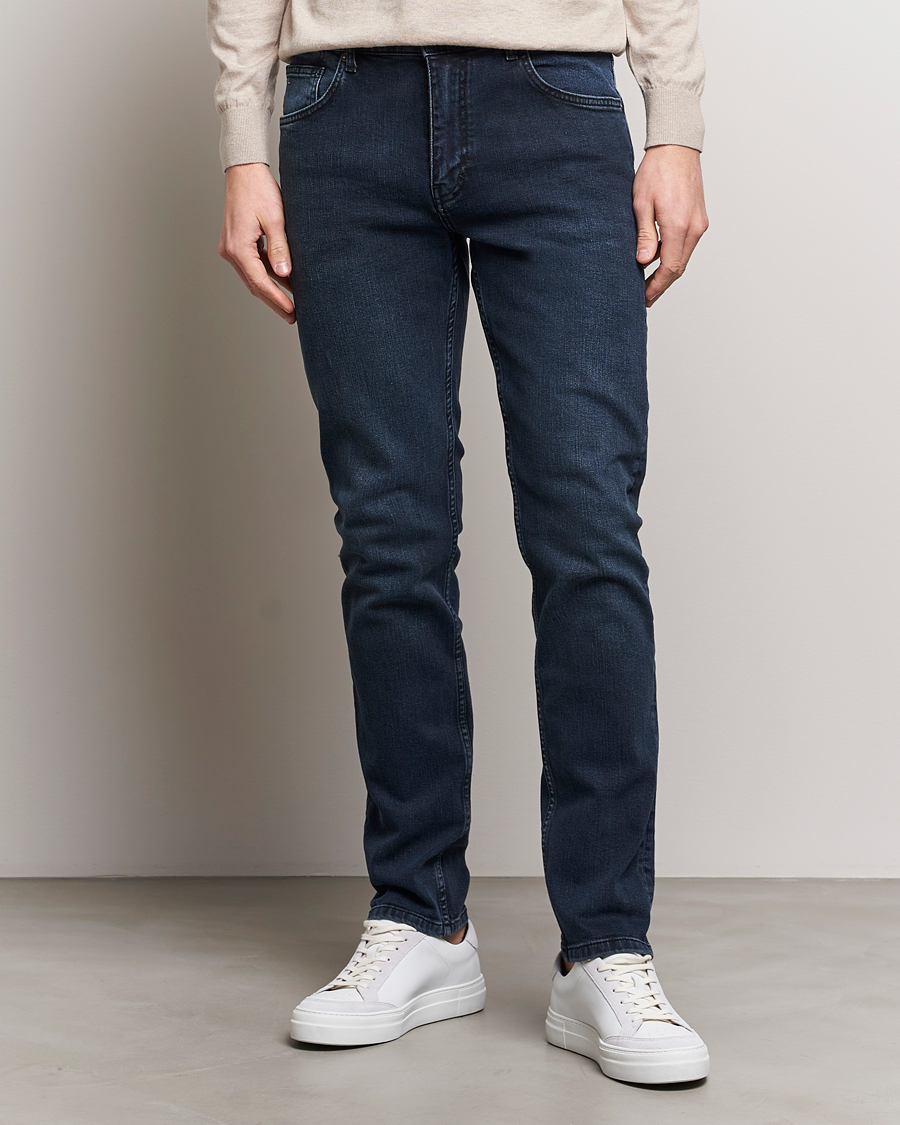 Herre | Blå jeans | J.Lindeberg | Jay Active Blueblack Jeans Dark Blue