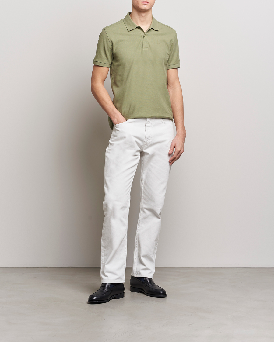 Herre | Jeans | J.Lindeberg | Cody Solid Regular Jeans Cloud White