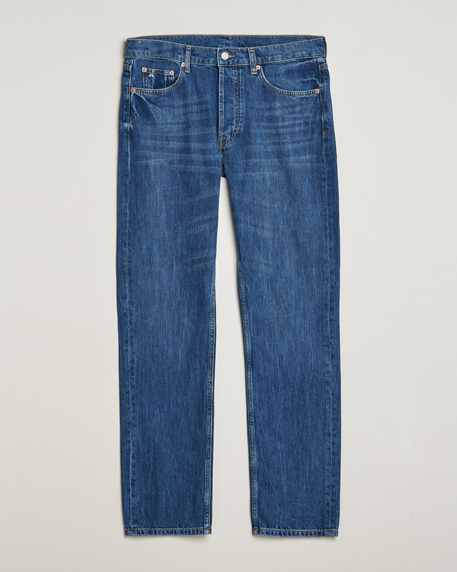 Herre | Jeans | J.Lindeberg | Cody Slub Regular Jeans Mid Blue