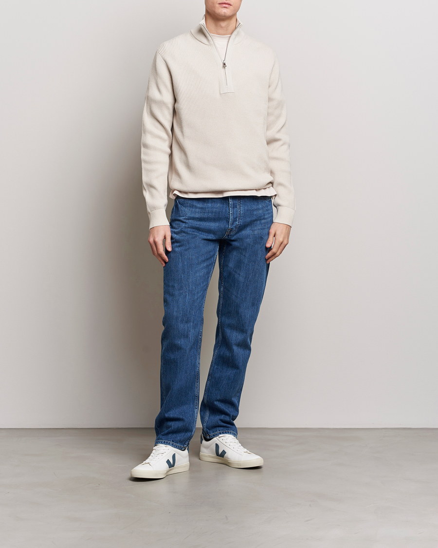 Herre | Jeans | J.Lindeberg | Cody Slub Regular Jeans Mid Blue