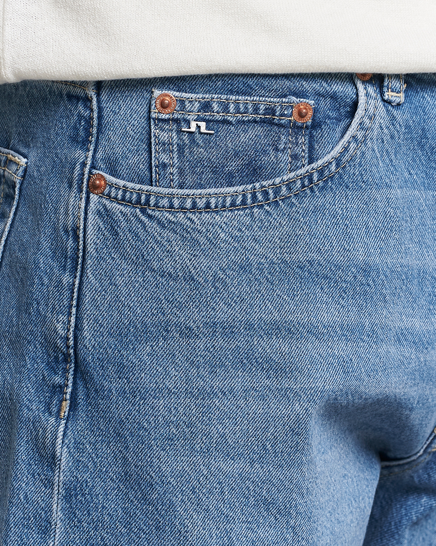 Herre | Jeans | J.Lindeberg | Cody Washed Regular Jeans Light Blue