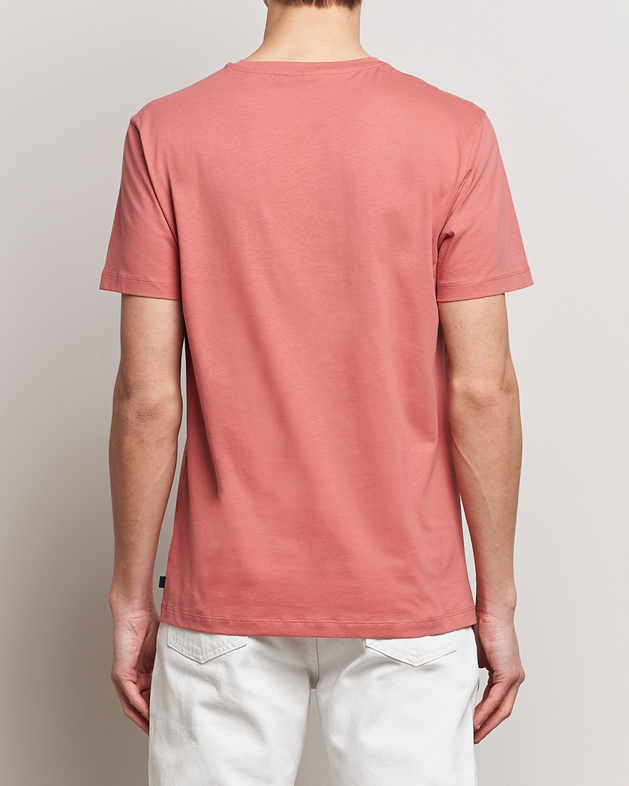 Herre | T-Shirts | J.Lindeberg | Sid Basic T-Shirt Dusty Cedar