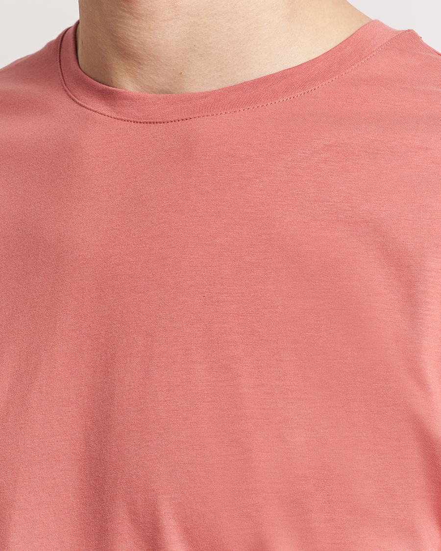 Herre | T-Shirts | J.Lindeberg | Sid Basic T-Shirt Dusty Cedar