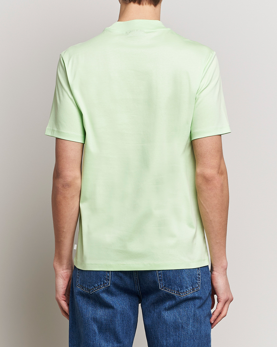 Herre | T-Shirts | J.Lindeberg | Ace Mock Neck T-Shirt Paradise Green