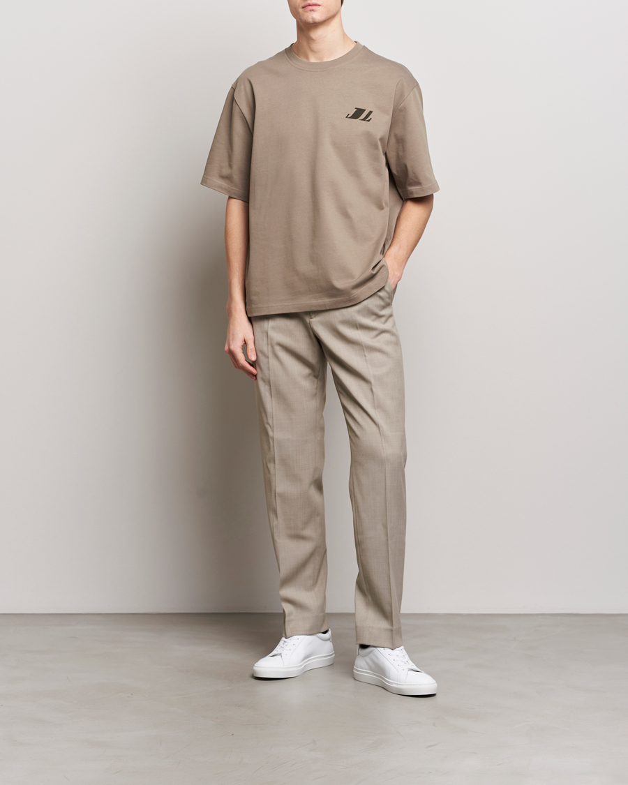 Herre | T-Shirts | J.Lindeberg | Cameron Loose T-Shirt Walnut