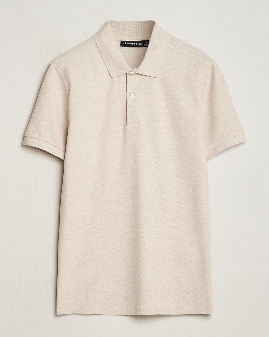 Herre | Pikéer | J.Lindeberg | Troy Polo Shirt Moonbeam
