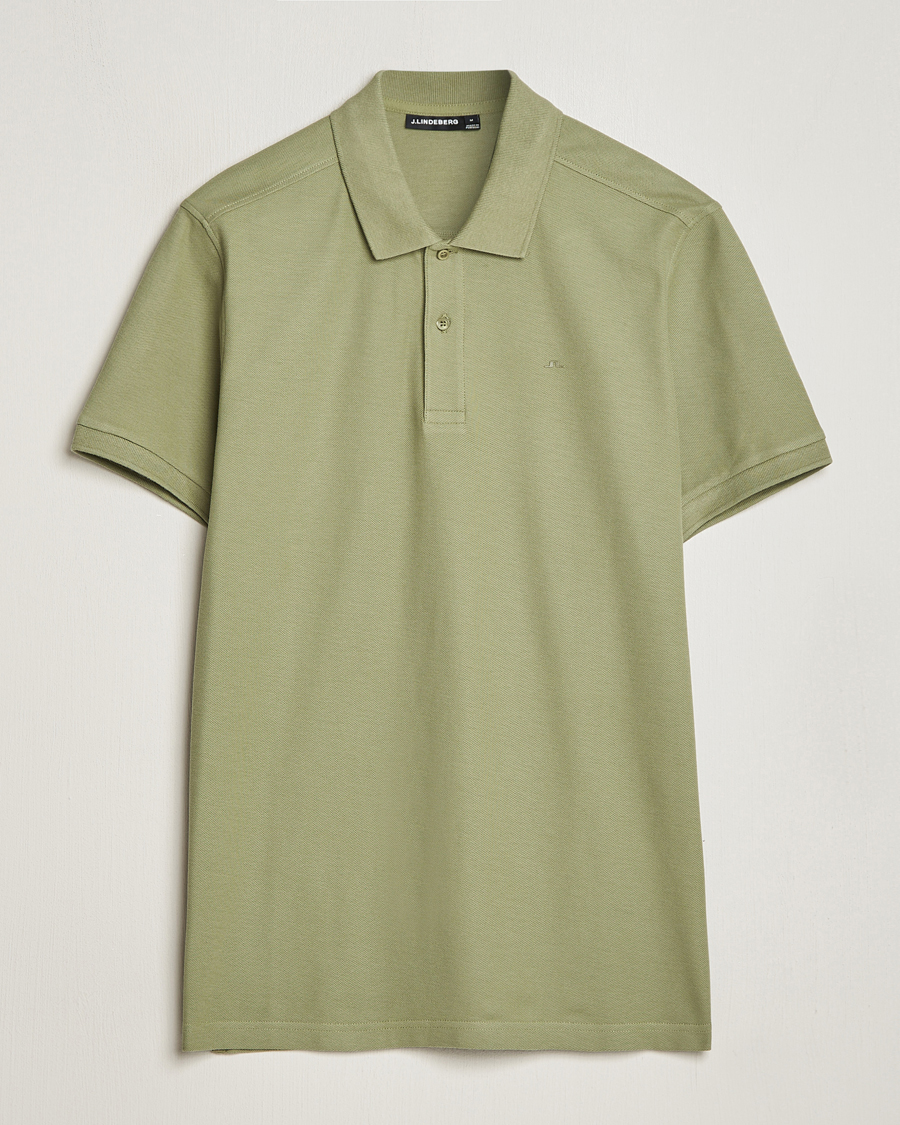 Herre | Pikéer | J.Lindeberg | Troy Polo Shirt Oil Green