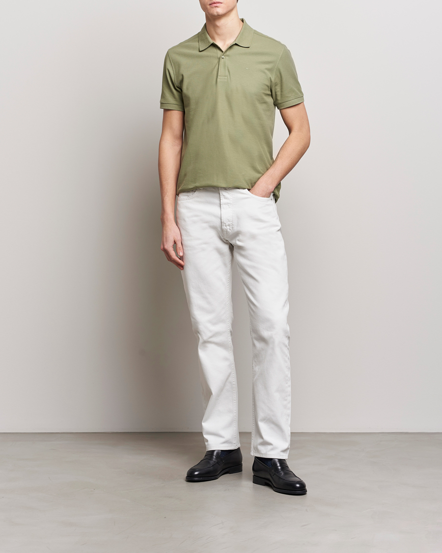 Herre | Pikéer | J.Lindeberg | Troy Polo Shirt Oil Green