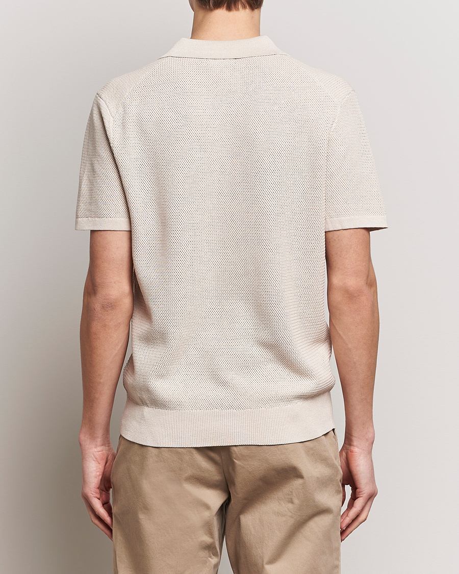 Herre | Pikéer | J.Lindeberg | Ben Open Collar Polo Moonbeam