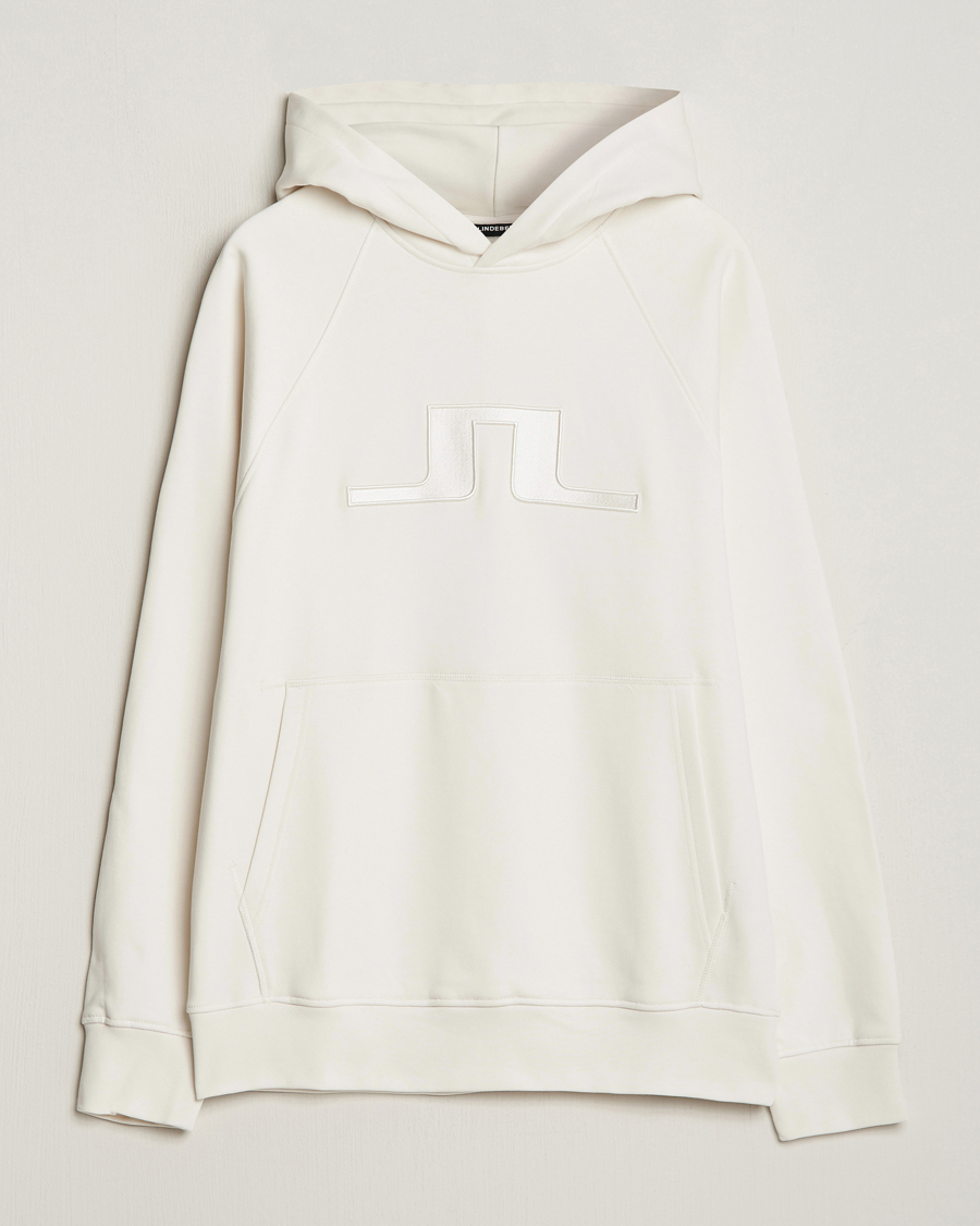 Herre | Gensere | J.Lindeberg | Callan Bridge Hoodie Cloud White