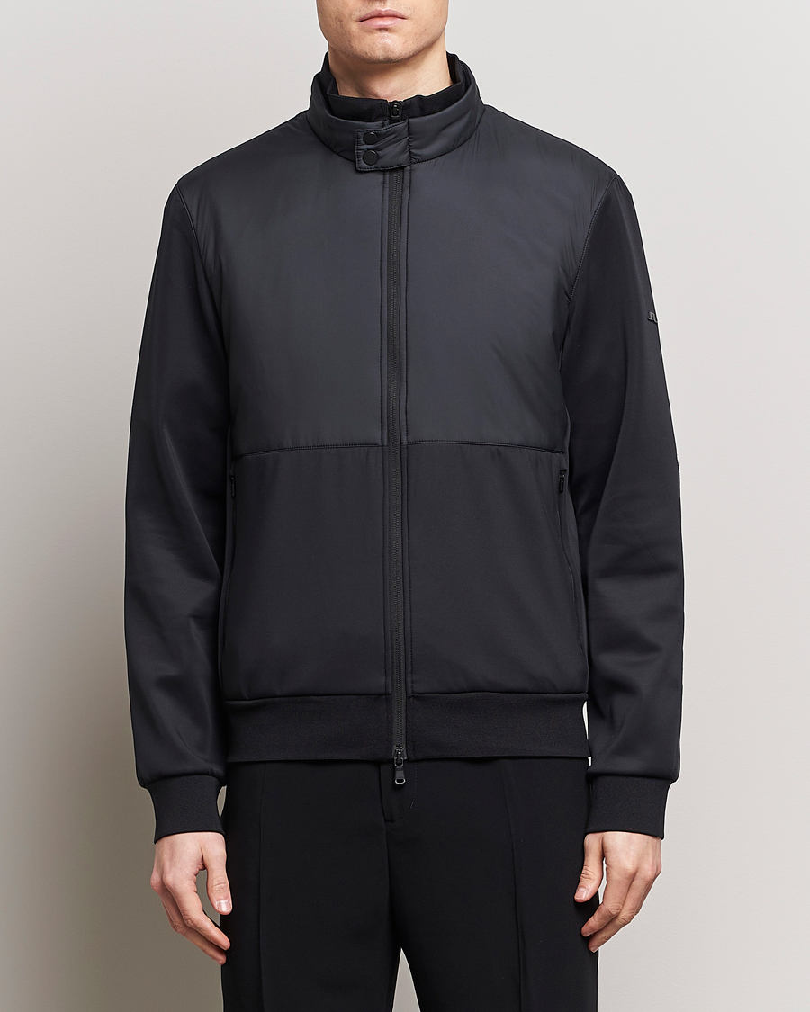 Herre | Full-zip | J.Lindeberg | Dovid Hybrid Jacket Black