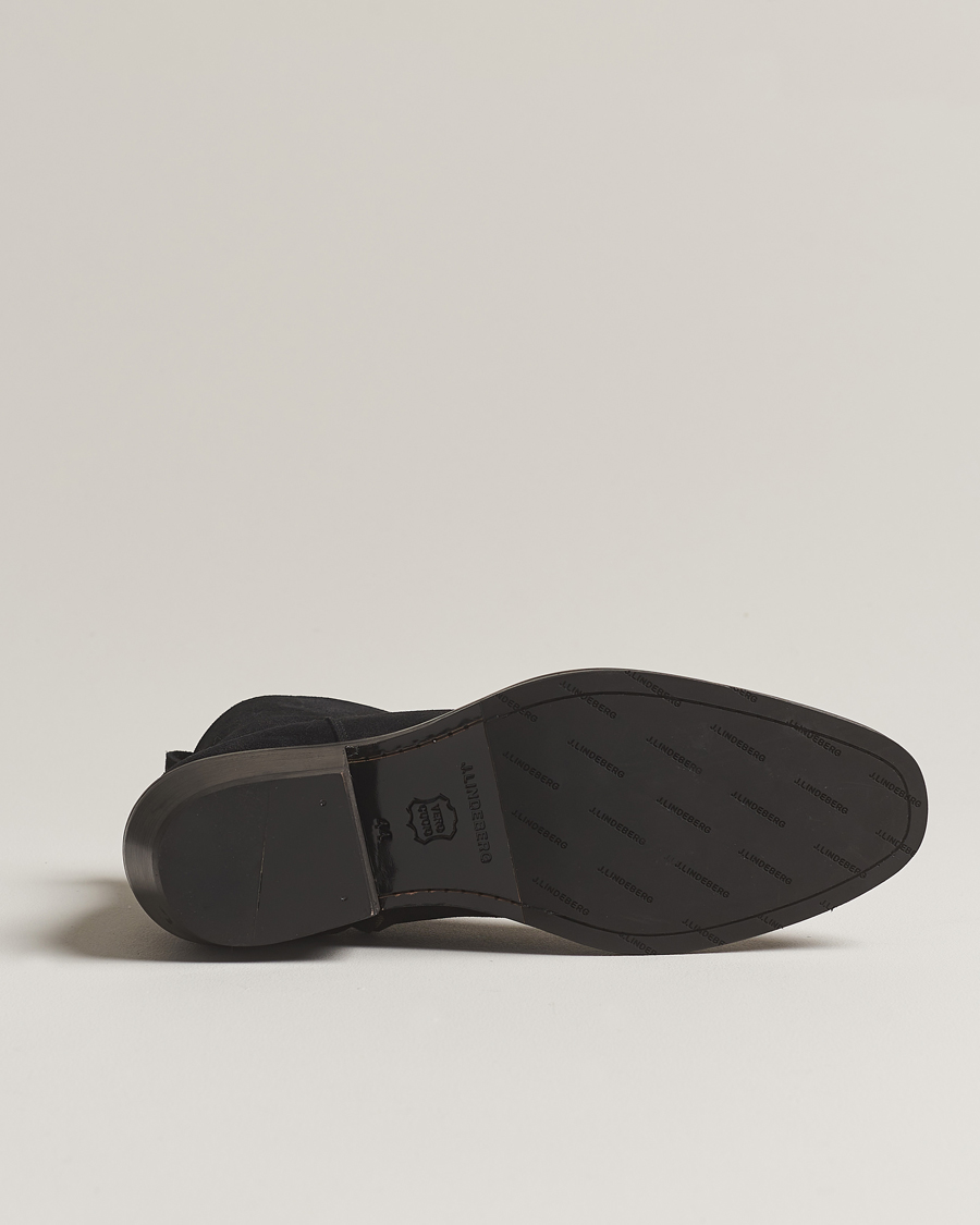 Herre | J.Lindeberg Wyatt Suede Boots Black | J.Lindeberg | Wyatt Suede Boots Black