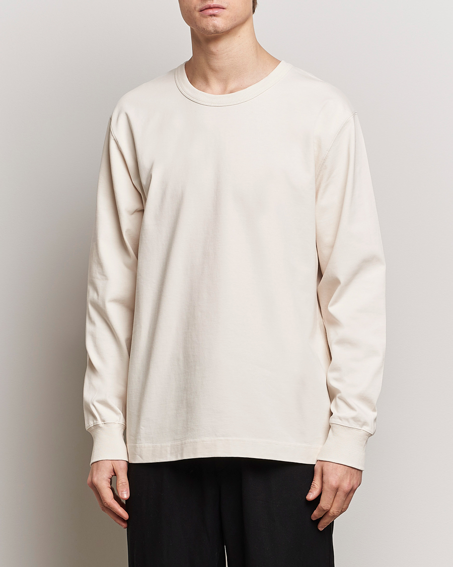 Herre | CDLP | CDLP | Heavyweight Long Sleeve T-Shirt Off White